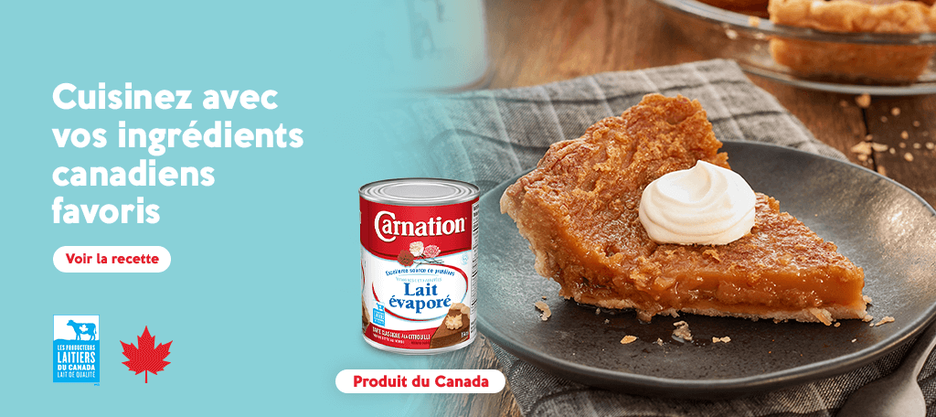 Cuisinez avec vos ingrédients canadiens favoris.  Voir la recette.  Produit du Canada